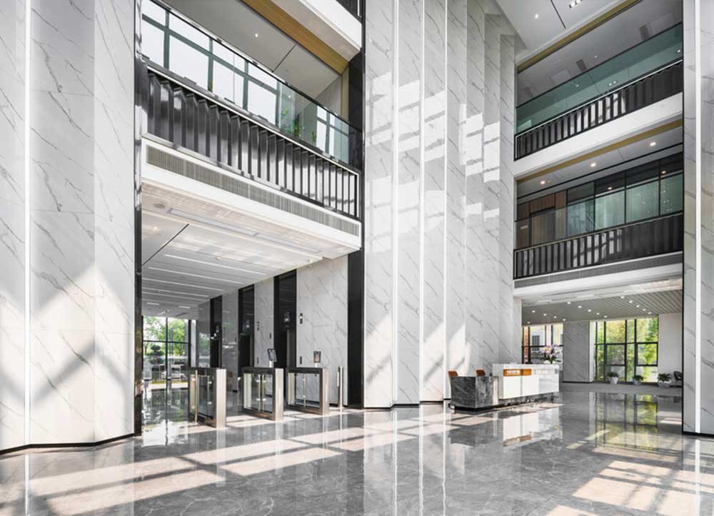 深圳羅湖區(qū)華潤大廈現(xiàn)代簡約風(fēng)格辦公室設(shè)計案例大堂前臺 深圳羅湖區(qū)華潤大廈現(xiàn)代簡約風(fēng)格辦公室設(shè)計案例大堂前臺