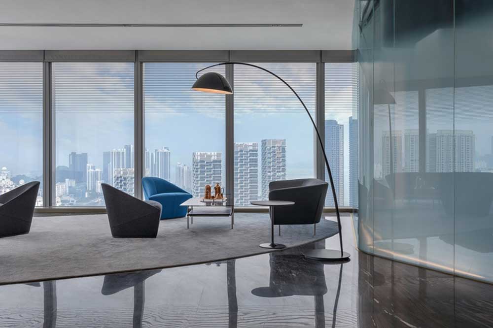 南山區(qū)中科納能大廈現(xiàn)代簡(jiǎn)約風(fēng)格辦公室裝修洽談區(qū)