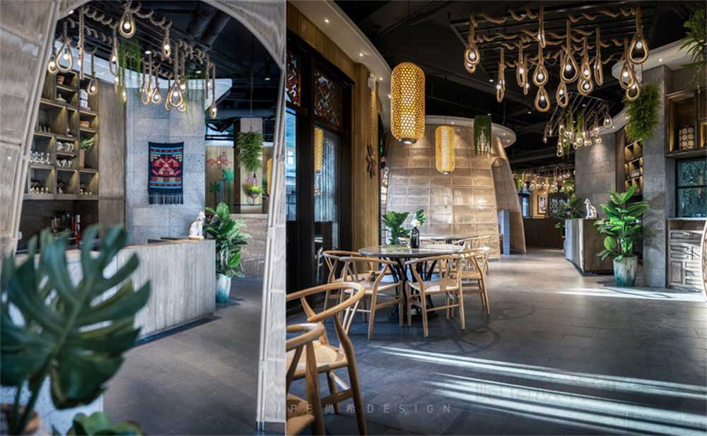 深圳鹽田混搭風(fēng)美食廣場裝修設(shè)計家具組合 深圳鹽田混搭風(fēng)美食廣場裝修設(shè)計家具組合