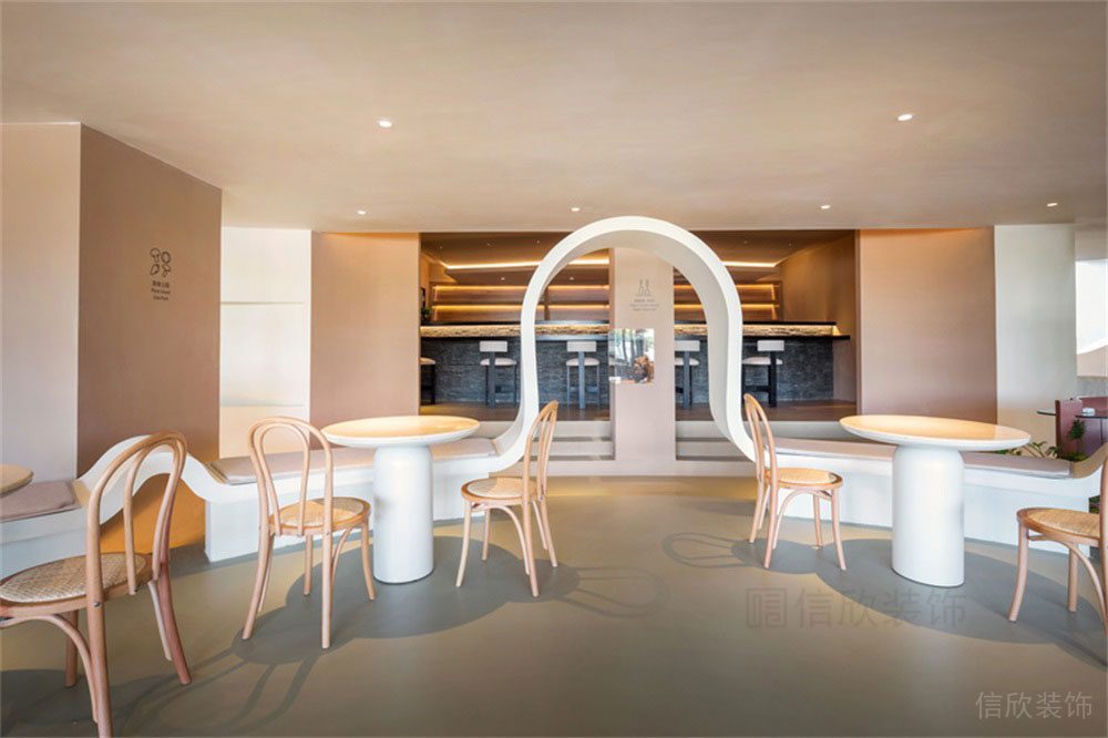 深圳簡(jiǎn)約風(fēng)格素食館裝修設(shè)計(jì)拱形門洞 深圳簡(jiǎn)約風(fēng)格素食館裝修設(shè)計(jì)拱形門洞