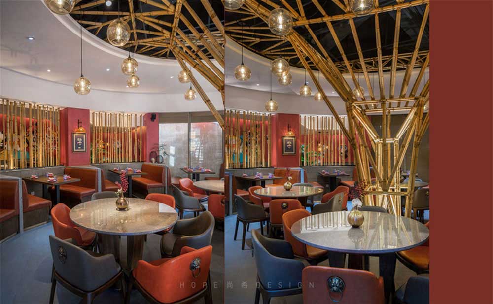 深圳鹽田混搭風(fēng)美食廣場裝修設(shè)計新中式主題用餐大廳 深圳鹽田混搭風(fēng)美食廣場裝修設(shè)計新中式主題用餐大廳