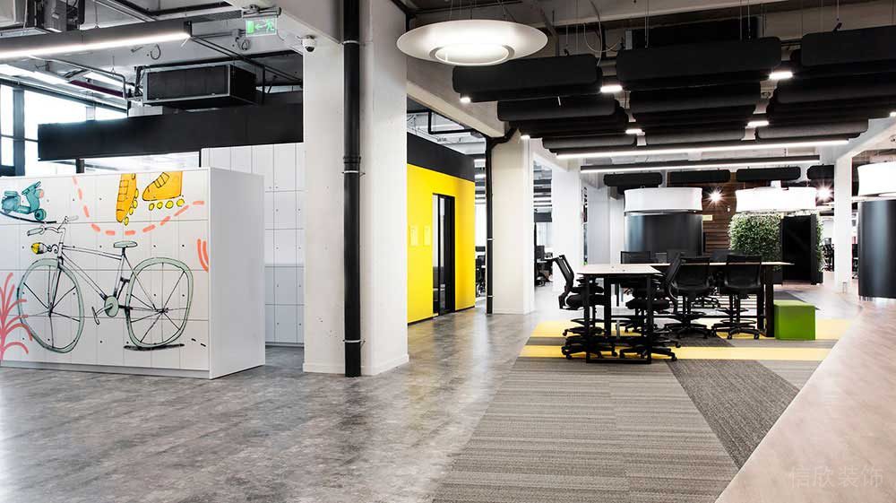 北歐工業(yè)風(fēng)辦公場(chǎng)所公共事務(wù)大廳設(shè)計(jì)裝修圖