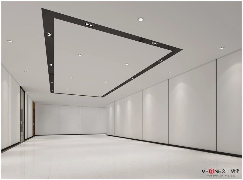 工作室裝修效果圖黑白創(chuàng)意設(shè)計(jì)開(kāi)放式公共休息區(qū)辦公室多功能運(yùn)用區(qū)域
