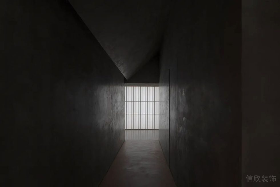 工業(yè)風(fēng)辦公場(chǎng)所走道空間裝修圖