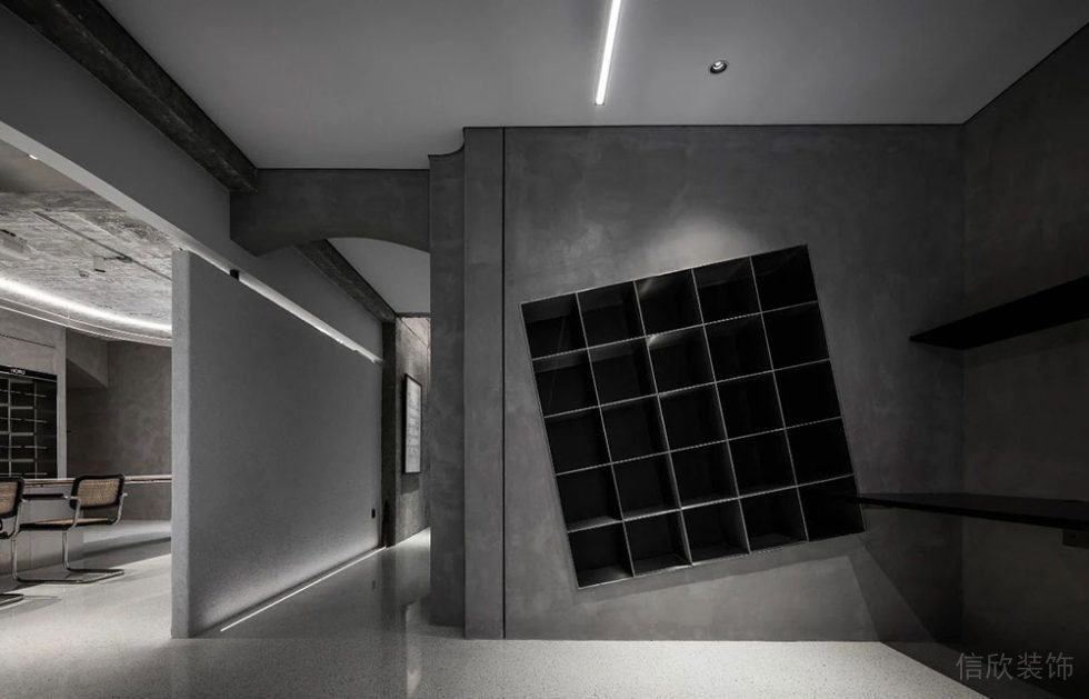 工業(yè)風(fēng)辦公場(chǎng)所走廊空間設(shè)計(jì)裝修圖