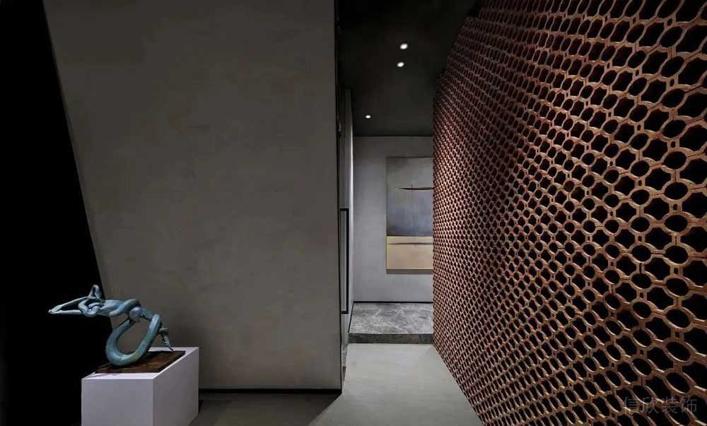 工業(yè)風(fēng)辦公空間走廊設(shè)計(jì)案例裝修圖