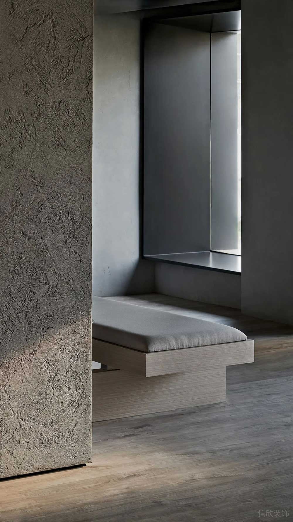 工業(yè)風(fēng)商務(wù)辦公場所過廊休息區(qū)設(shè)計裝修圖