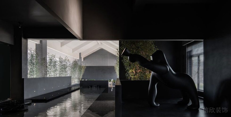 工業(yè)風(fēng)商務(wù)辦公場所水景設(shè)計(jì)實(shí)景圖