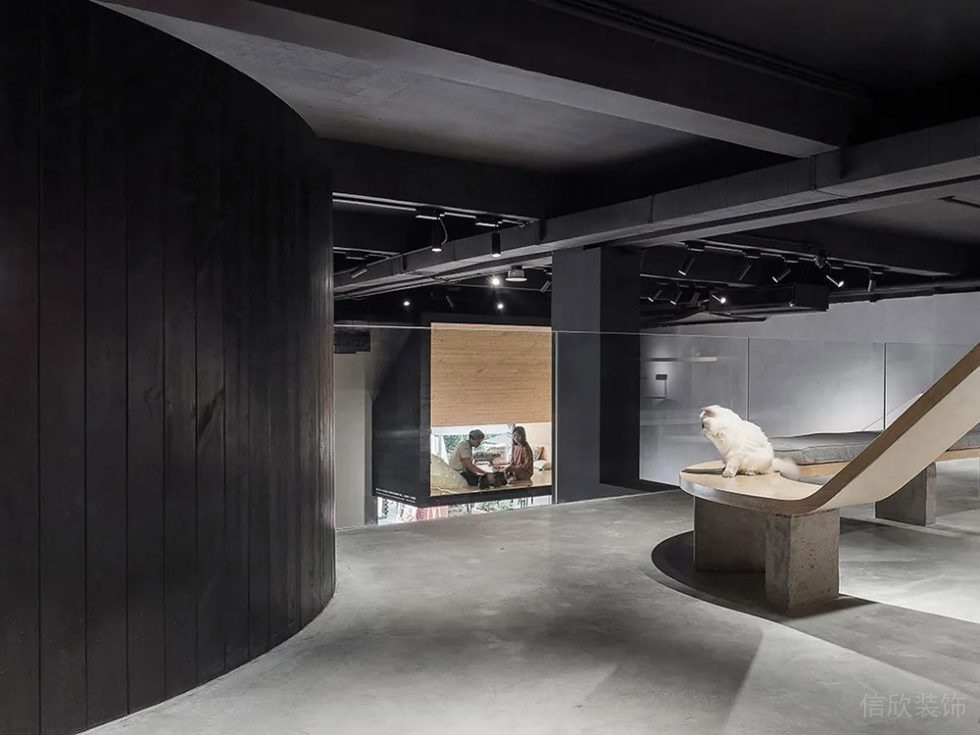 工業(yè)風商務(wù)辦公空間休息區(qū)案例裝修圖