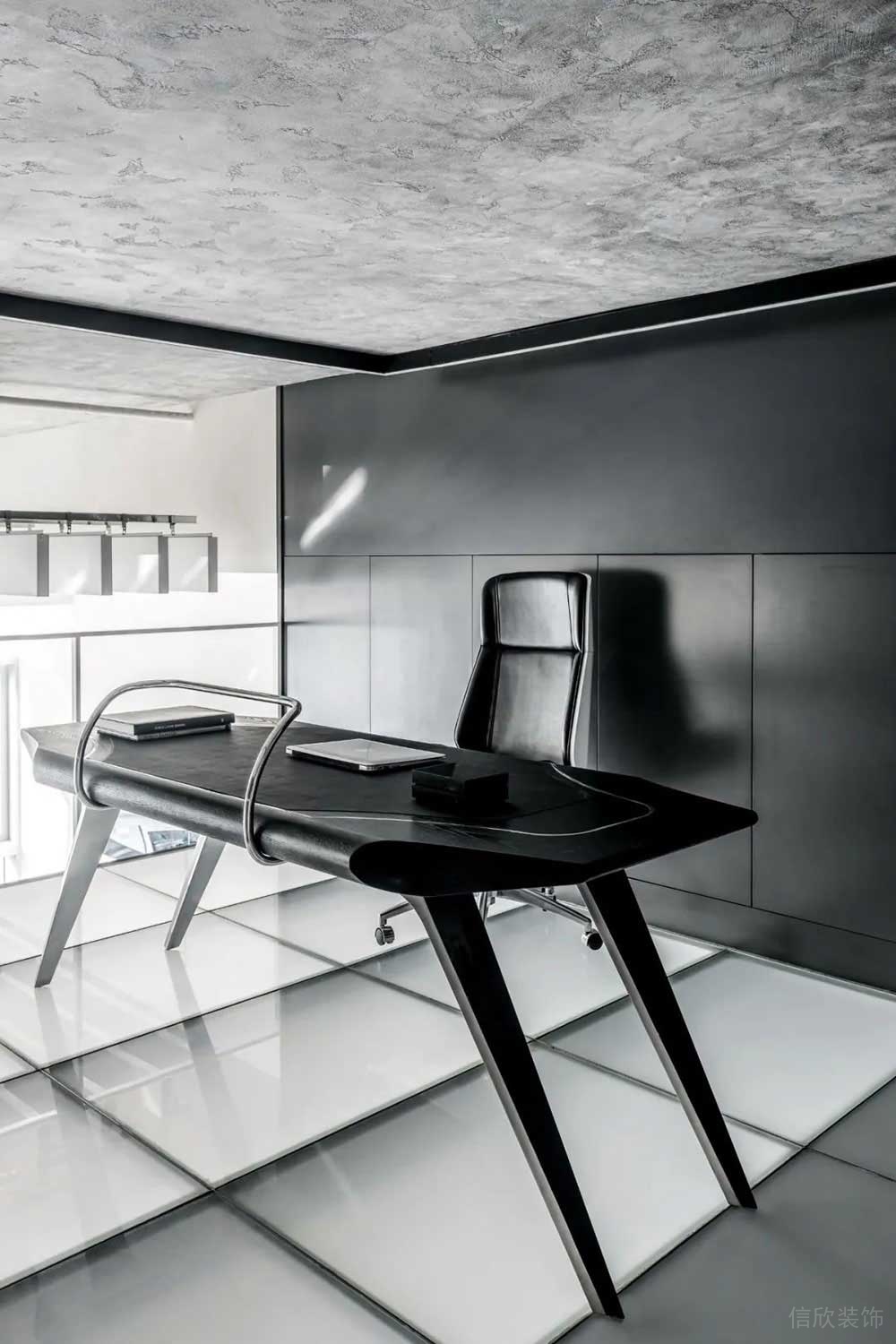 工業(yè)風商務辦公室經(jīng)理辦公區(qū)裝修圖