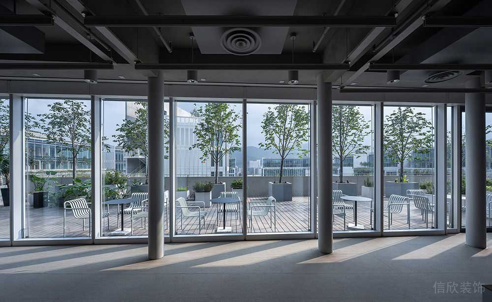 工業(yè)風(fēng)商務(wù)商務(wù)辦公空間過(guò)廊裝修圖