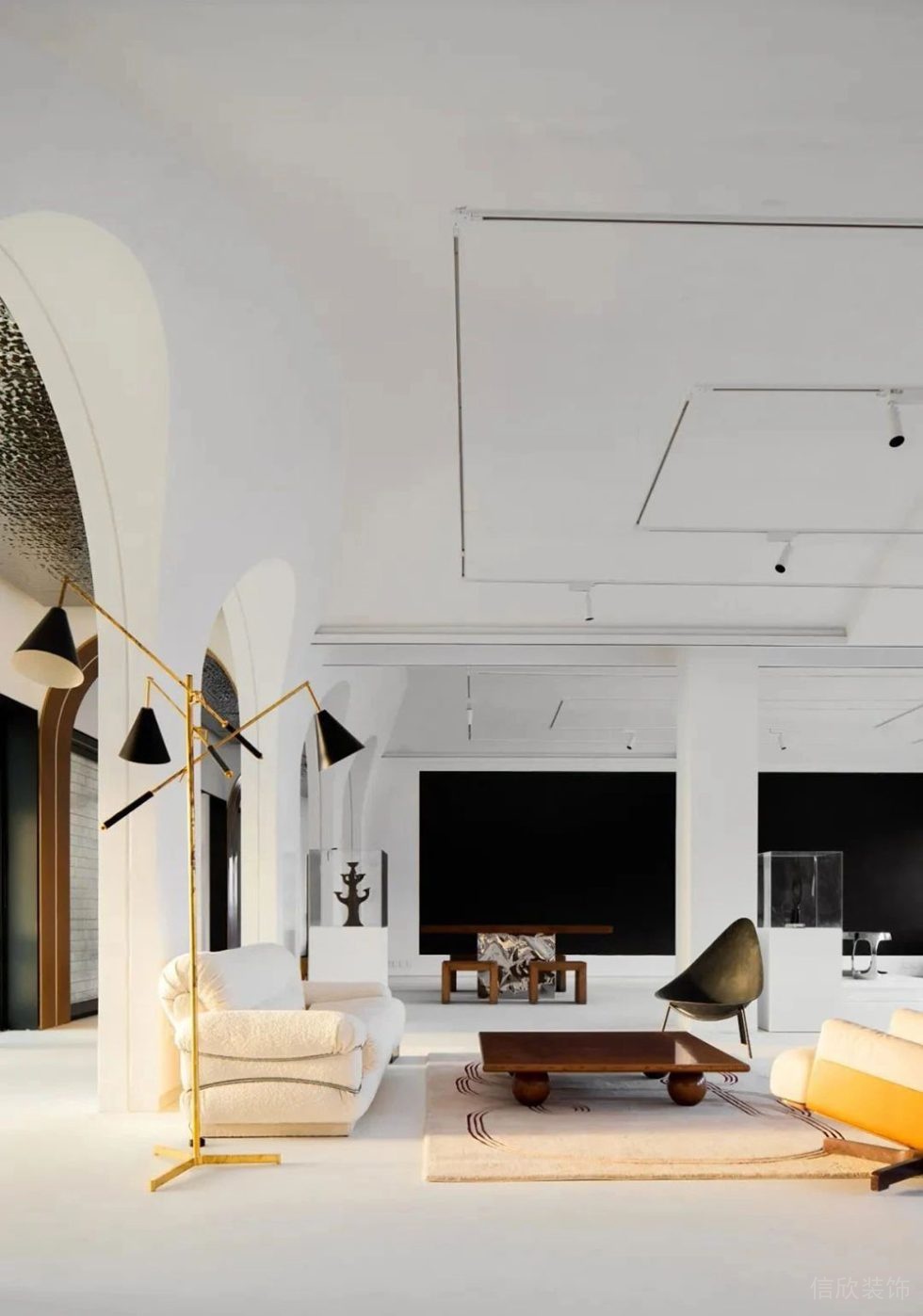 簡約風(fēng)格辦公空間員工休息區(qū)設(shè)計案例裝修圖