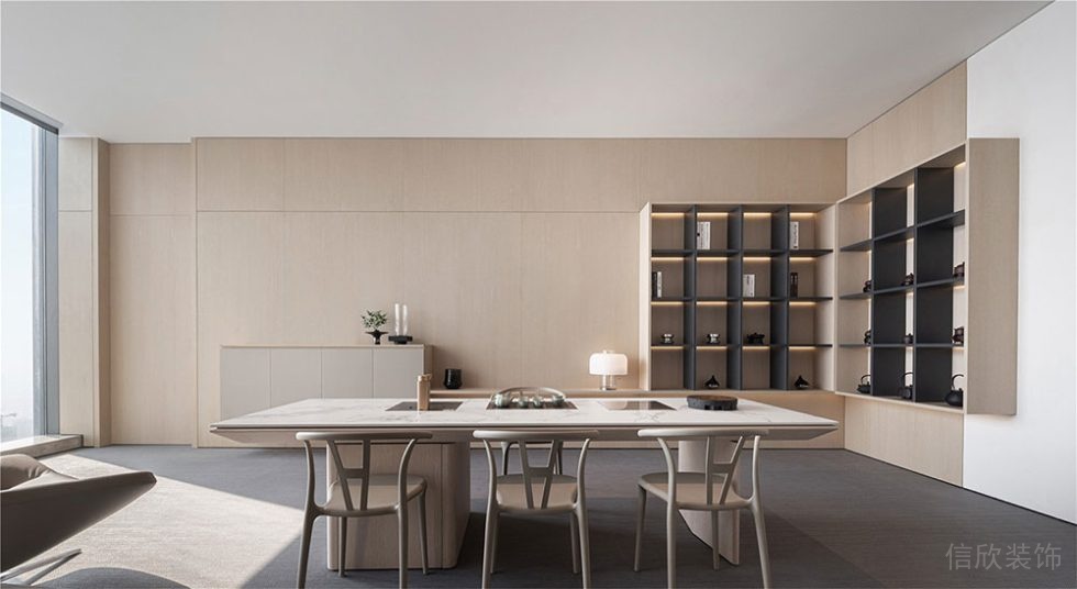 簡約風(fēng)格公共辦公室茶室裝修圖