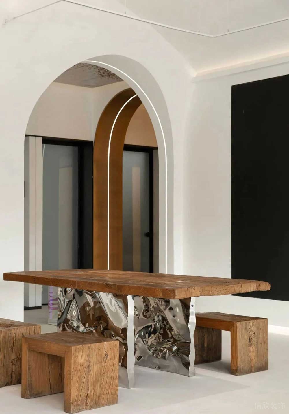 簡約風(fēng)格公共辦公室休閑洽談區(qū)裝修圖