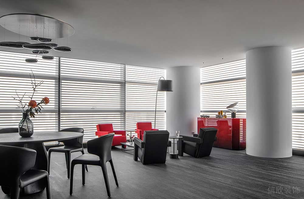 簡(jiǎn)約風(fēng)格商務(wù)辦公場(chǎng)所接待廳裝修圖