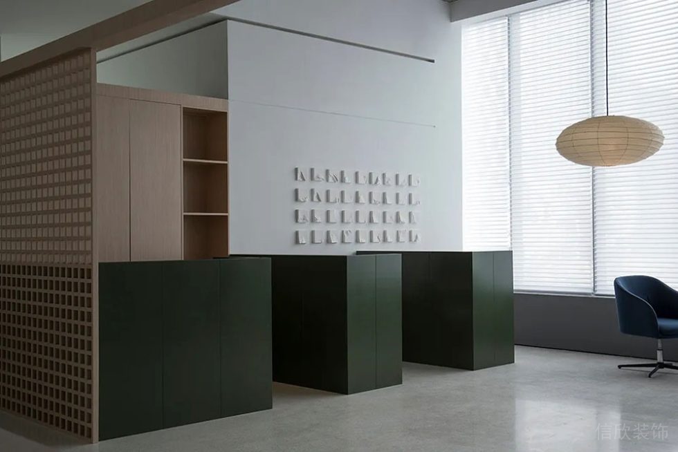 簡約風(fēng)格商務(wù)辦公室公共空間設(shè)計(jì)裝修圖