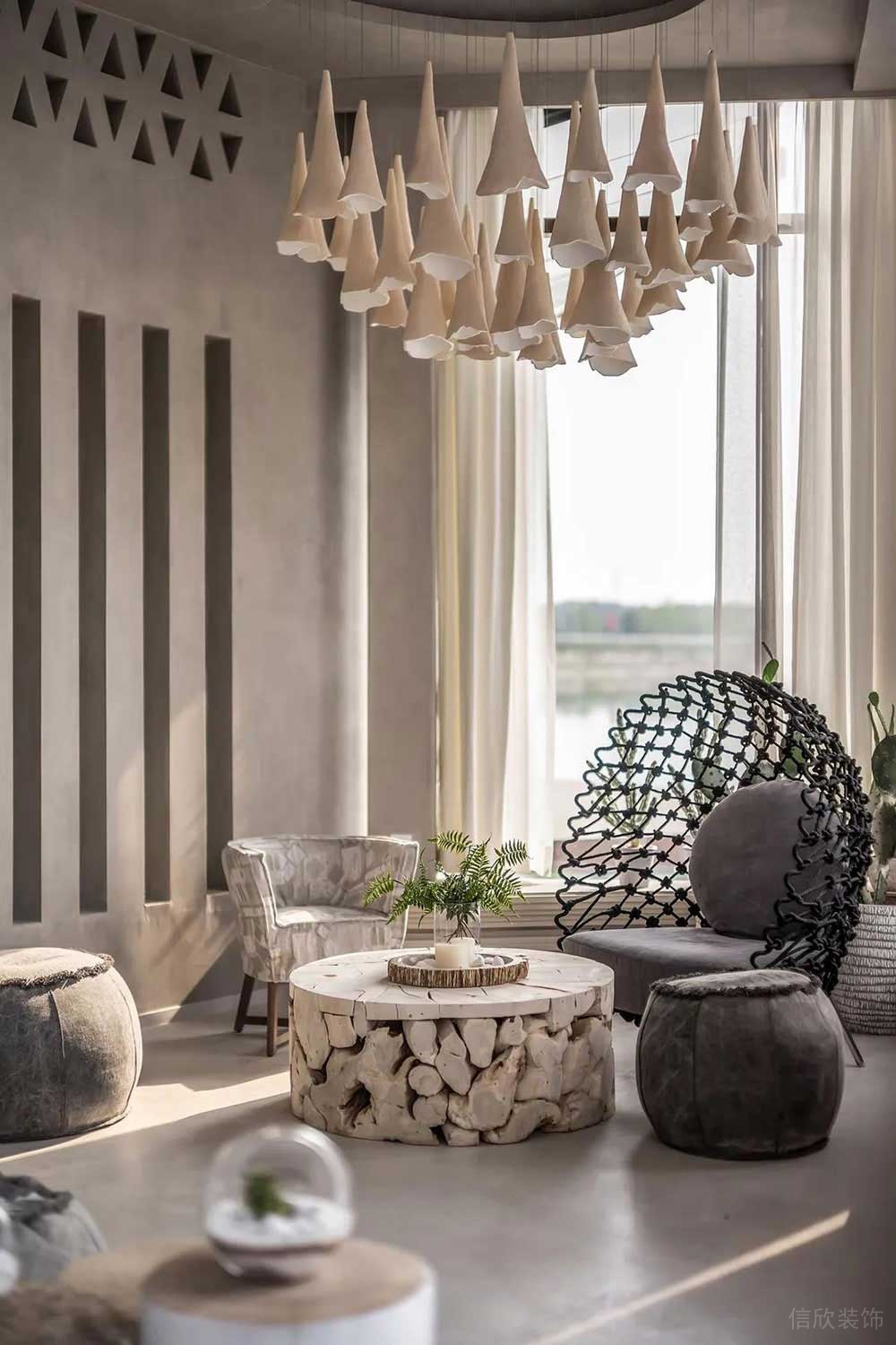 簡(jiǎn)約工業(yè)辦公場(chǎng)所案例接待區(qū)設(shè)計(jì)裝修圖