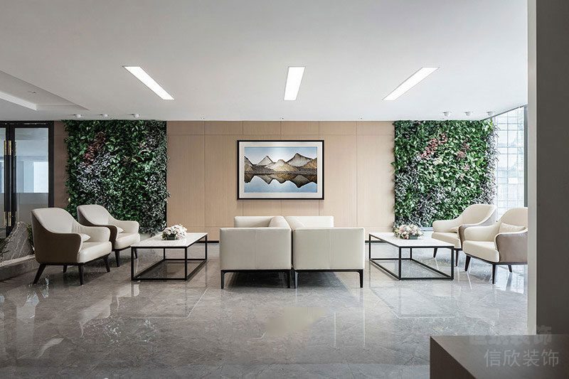 現(xiàn)代北歐辦公室休息區(qū)裝修圖