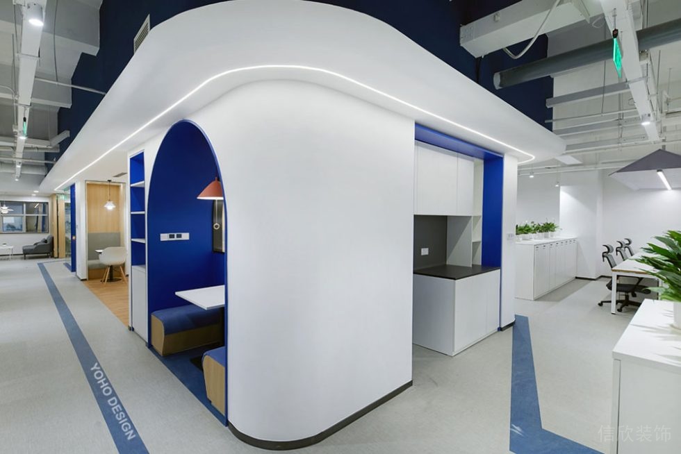 現(xiàn)代北歐風商務辦公場所空間案例裝修圖