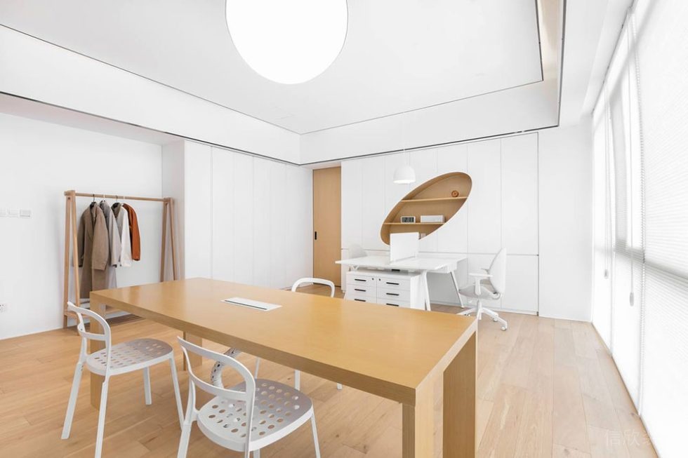 現(xiàn)代北歐風商務辦公場所總監(jiān)辦公室裝修圖