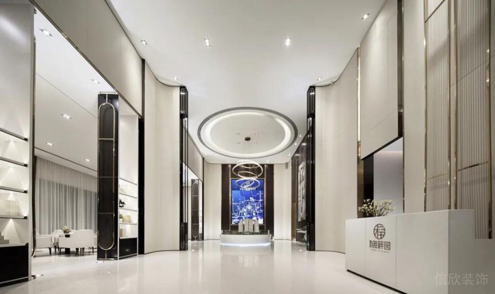 現(xiàn)代風(fēng)格辦公場所案例大堂設(shè)計裝修圖