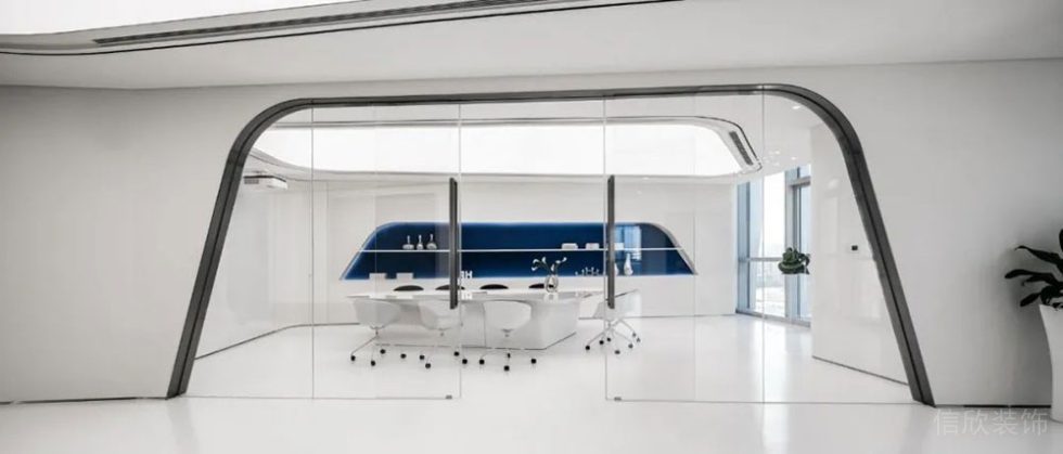 現(xiàn)代風(fēng)格辦公場(chǎng)所案例會(huì)議室過(guò)廊設(shè)計(jì)裝修圖