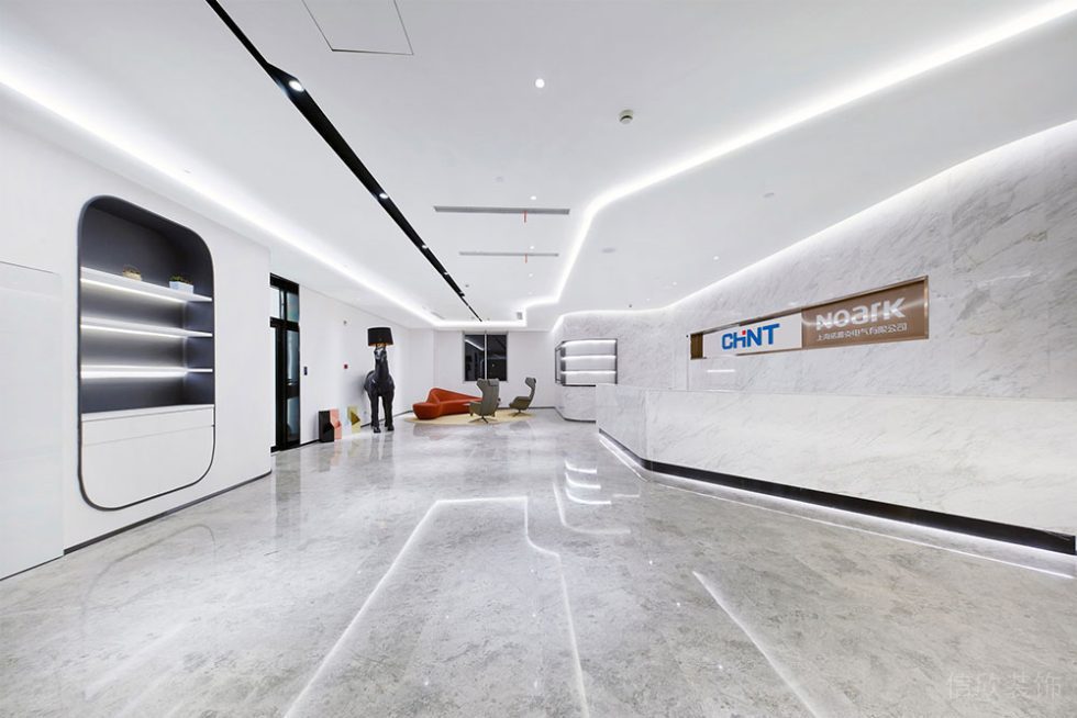 現(xiàn)代風(fēng)格辦公場所案例接待大廳設(shè)計(jì)裝修圖