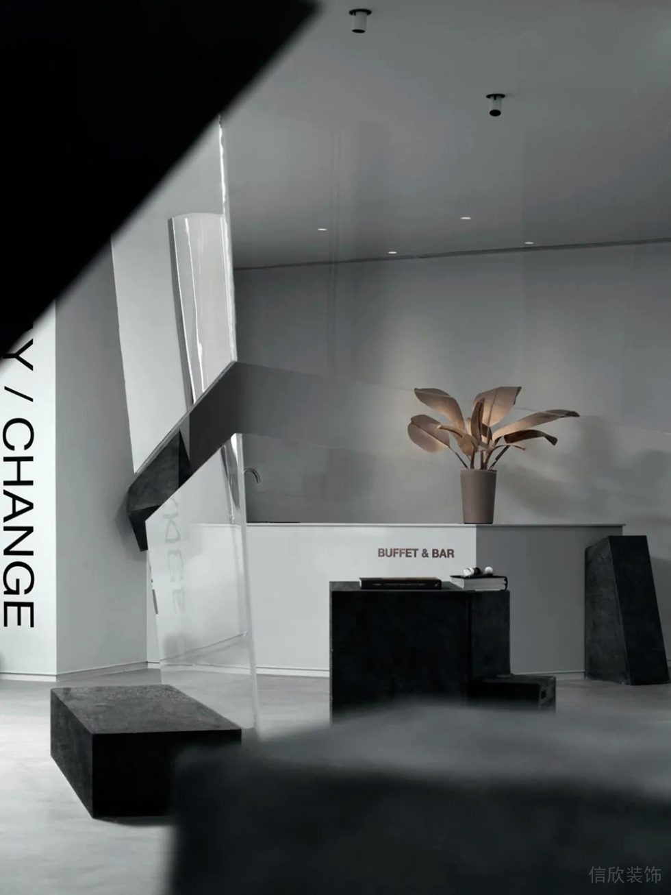 現(xiàn)代風(fēng)格辦公場(chǎng)所案例接待廳設(shè)計(jì)裝修圖