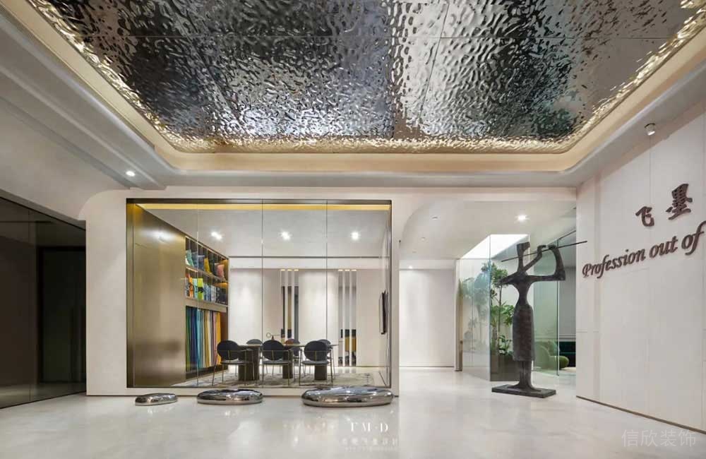 現(xiàn)代風格辦公場所案例廊廳空間設計裝修圖
