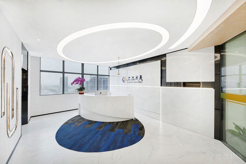 現(xiàn)代風(fēng)格辦公場(chǎng)所案例前廳空間設(shè)計(jì)裝修圖