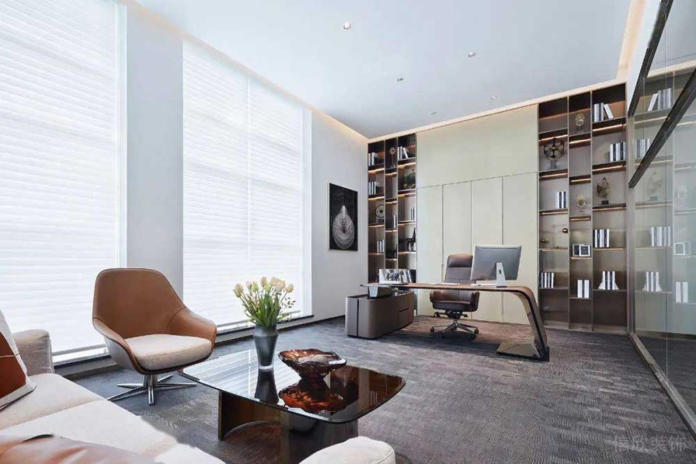 現(xiàn)代風(fēng)格辦公場(chǎng)所董事長(zhǎng)辦公室設(shè)計(jì)裝修圖
