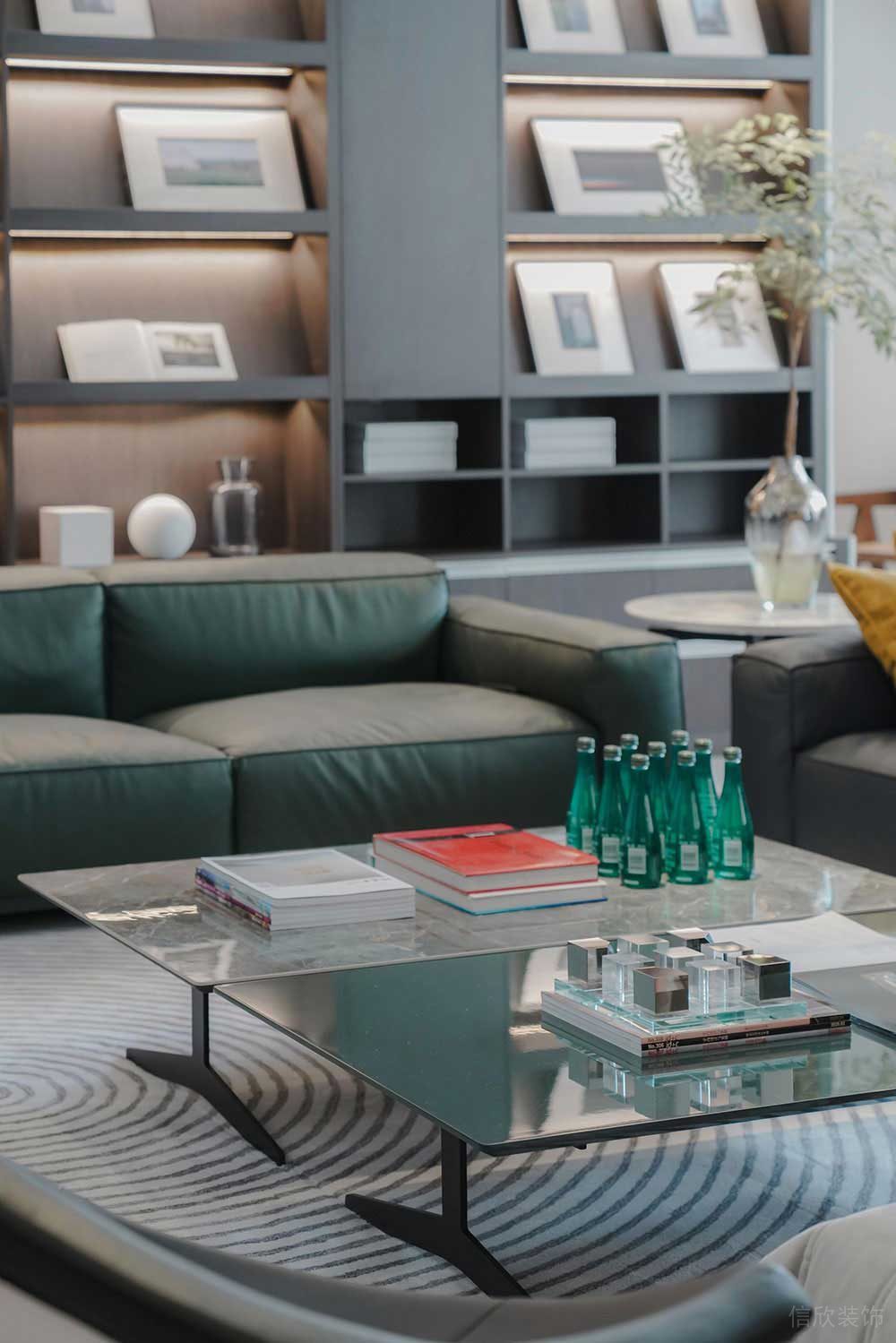 現(xiàn)代風格辦公場所貴賓接待區(qū)空間設計裝修圖