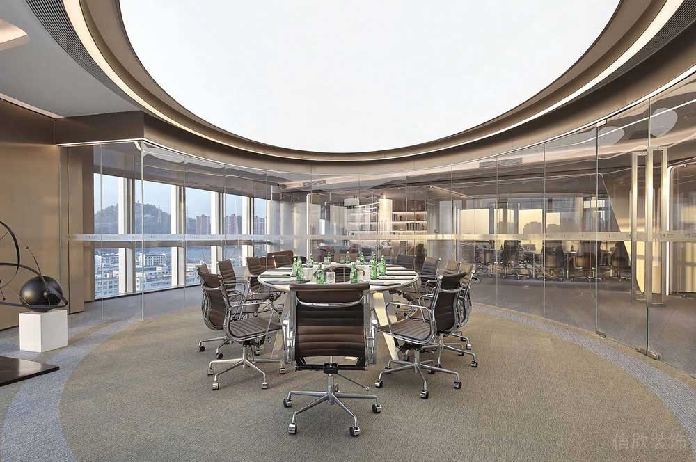 現(xiàn)代風格辦公場所會議室設計裝修圖