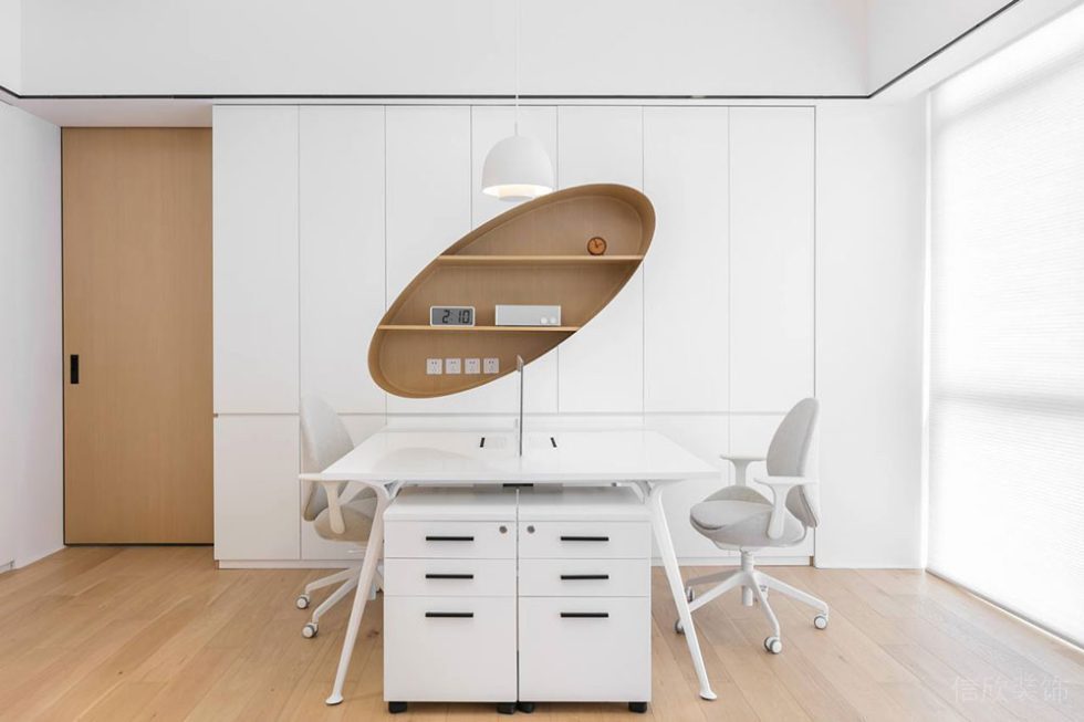 現(xiàn)代風格辦公場所經(jīng)理辦公室設計裝修圖