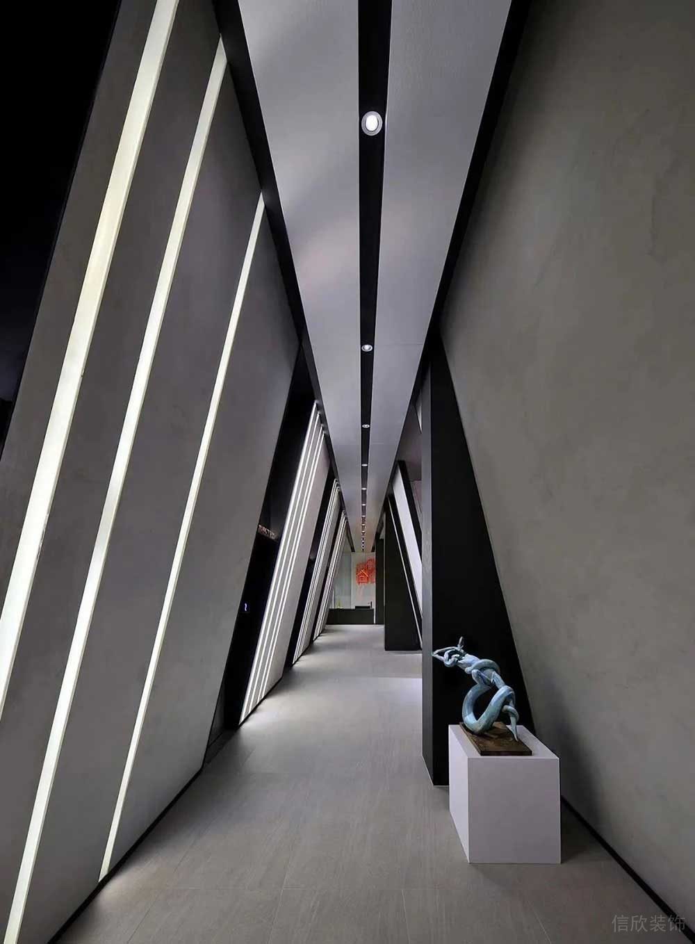 現(xiàn)代風(fēng)格辦公場(chǎng)所走廊設(shè)計(jì)案例裝修圖