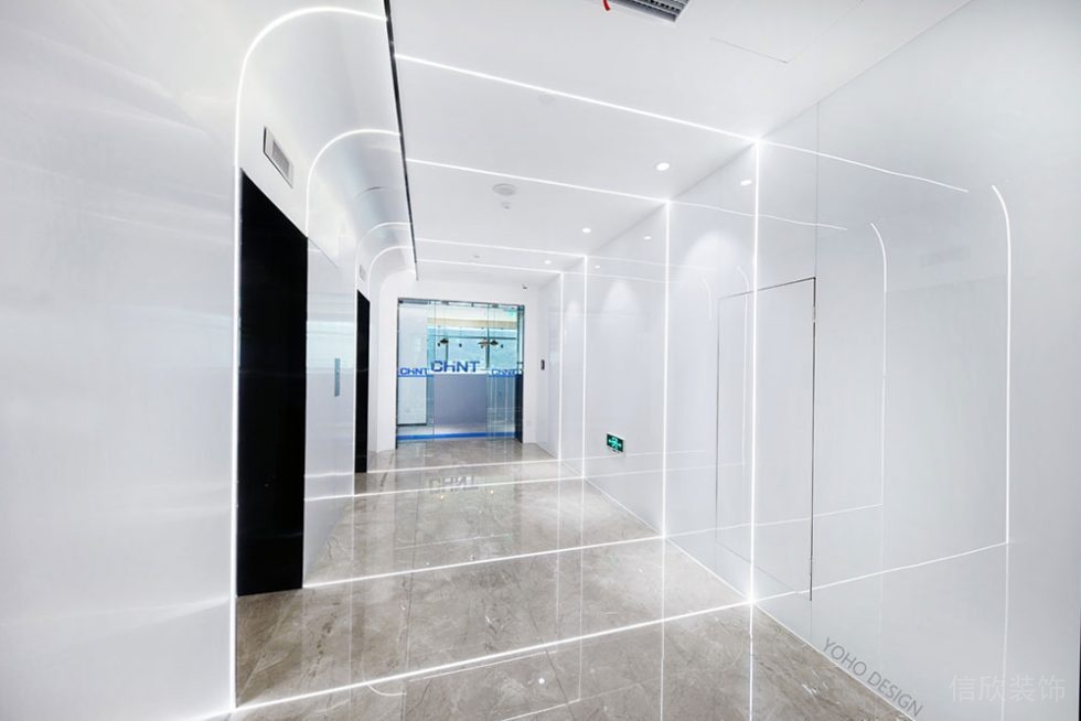 現(xiàn)代風(fēng)格辦公空間案例電梯廳設(shè)計(jì)裝修圖