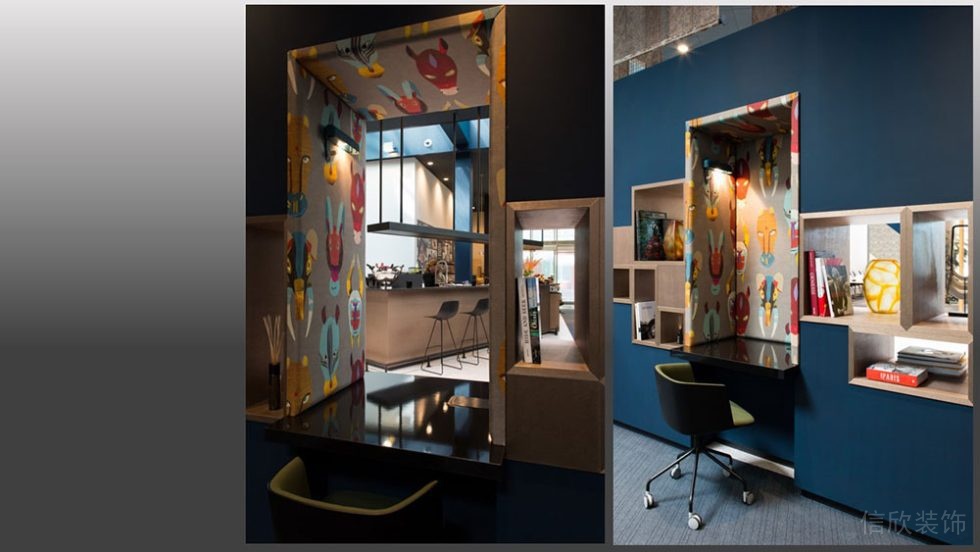 現(xiàn)代風(fēng)格辦公空間案例過(guò)道休閑區(qū)設(shè)計(jì)裝修圖