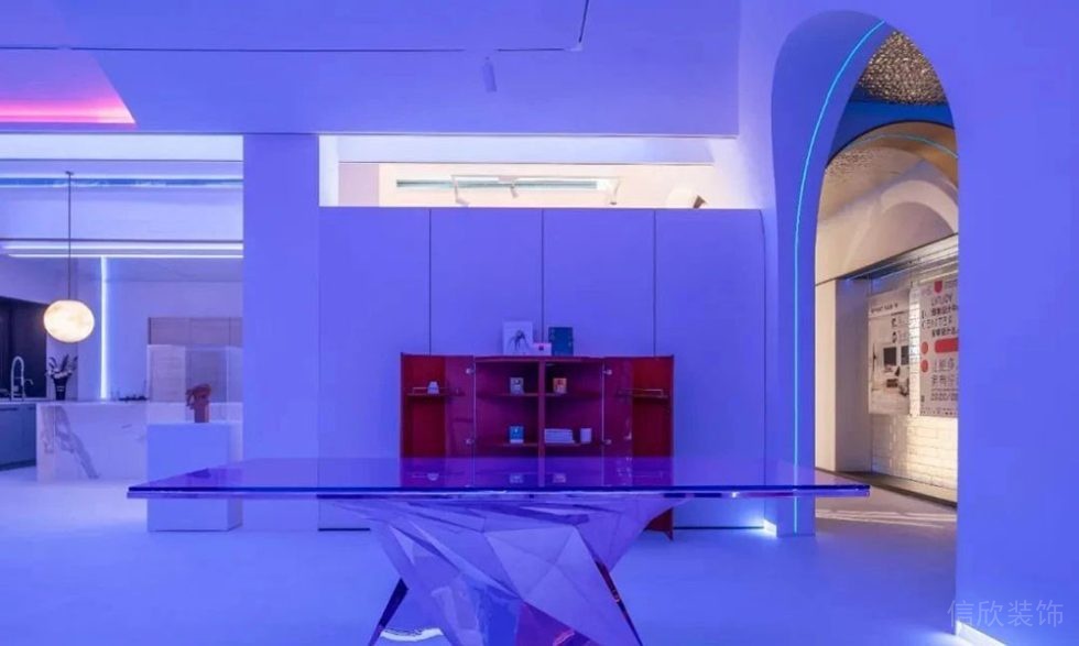 現(xiàn)代風(fēng)格辦公空間休閑室過道空間裝修圖