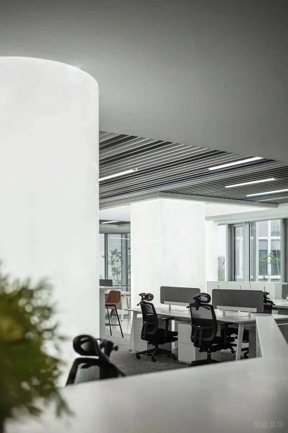 現(xiàn)代風(fēng)格辦公區(qū)空間裝修圖