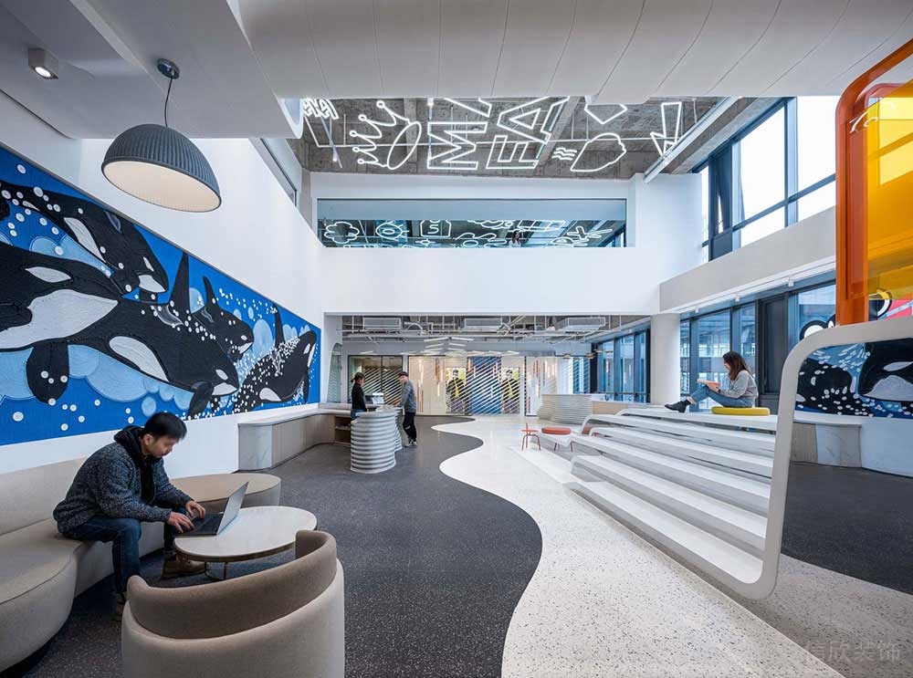 現(xiàn)代風(fēng)格辦公室服務(wù)大廳設(shè)計(jì)裝修圖