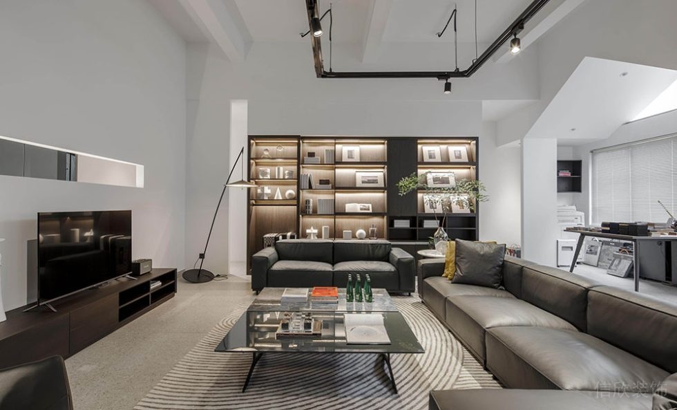 現(xiàn)代風(fēng)格辦公室貴賓接待廳裝修圖