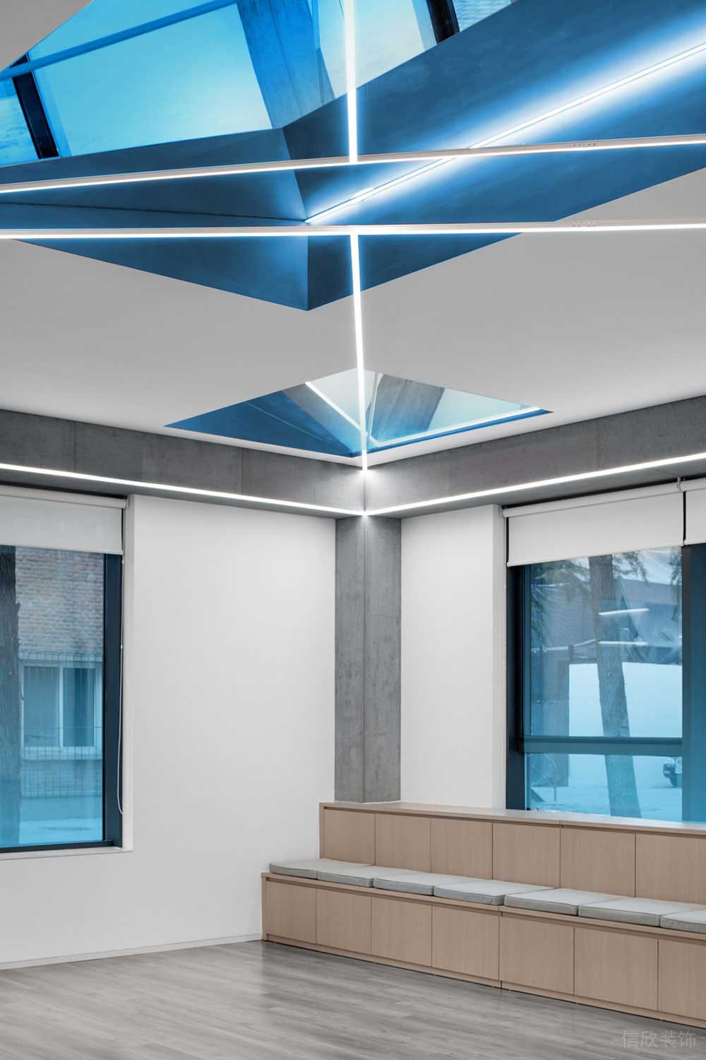 現(xiàn)代風(fēng)格辦公室活動(dòng)室裝修圖