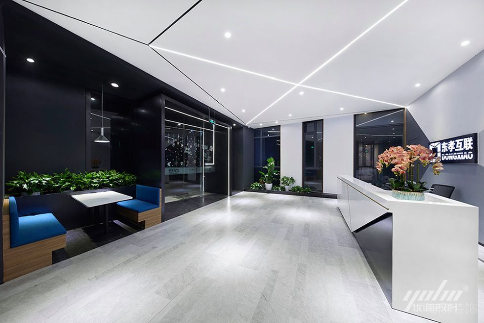 現(xiàn)代風(fēng)格辦公室接待大廳設(shè)計(jì)裝修圖