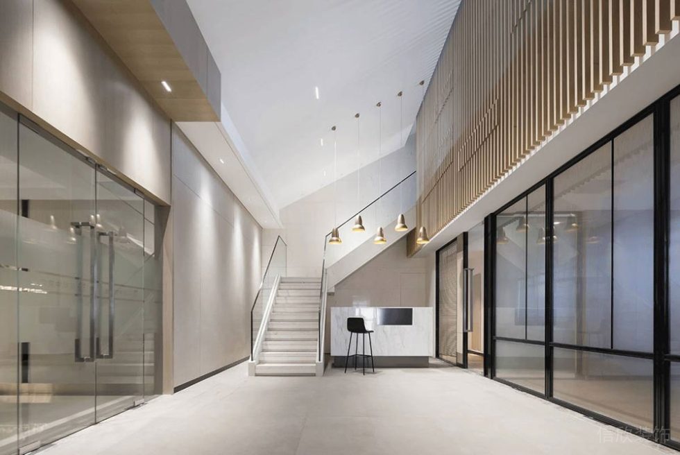 現代風格 辦公室樓梯廳休閑區(qū)裝修圖