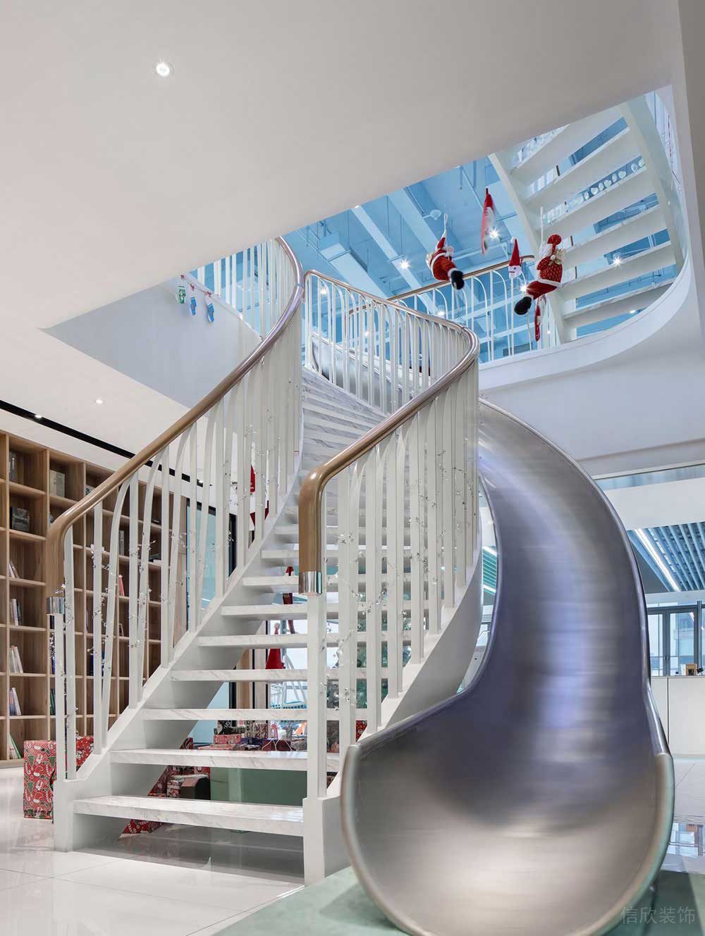 現(xiàn)代風(fēng)格辦公室特色樓梯空間裝修圖