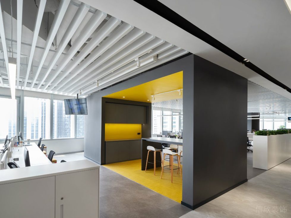 現(xiàn)代風(fēng)格辦公室項(xiàng)目公共空間裝修圖