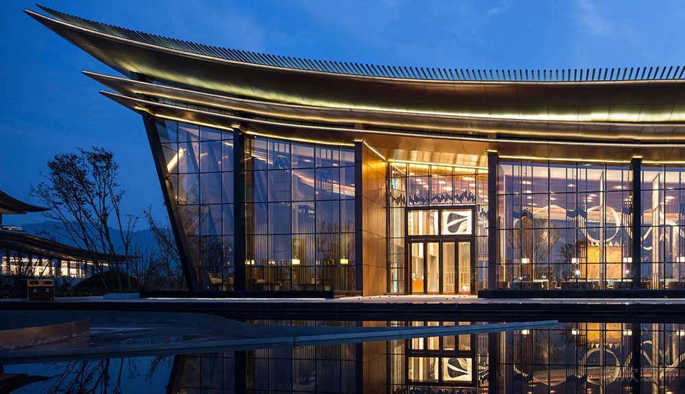 現(xiàn)代風(fēng)格公共辦公室建筑外觀實(shí)景圖