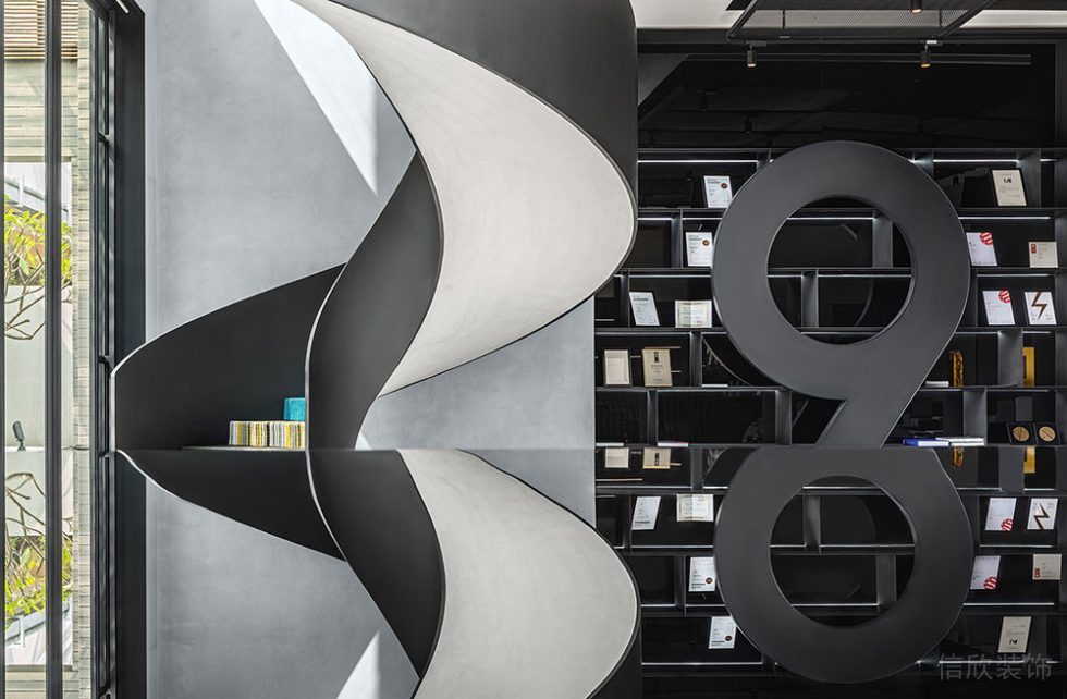 現(xiàn)代風格公共辦公室企業(yè)文化展覽室裝修圖