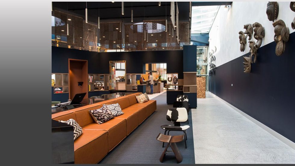 現(xiàn)代風格公共辦公室休閑區(qū)裝修圖