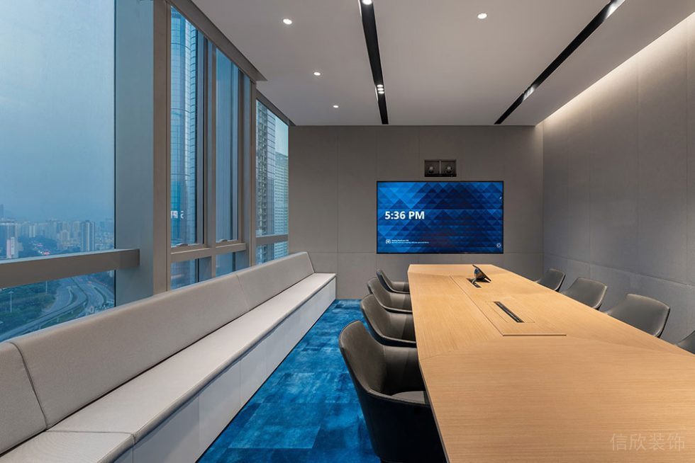 現(xiàn)代風(fēng)格商務(wù)辦公場所會客洽談室設(shè)計裝修圖